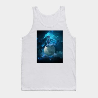 Blue Space Tank Top